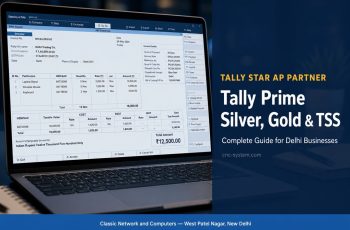 Tally Prime Silver and Gold dealer in Delhi NCR — Classic Network and Computers (CNC) — Authorised Tally Star AP Partner