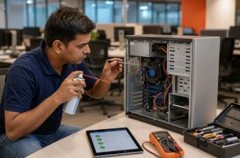 IT AMC cost per desktop in India 2026 — CNC IT maintenance contract services Delhi NCR