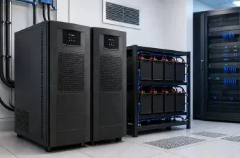 online UPS units in a small Delhi server room