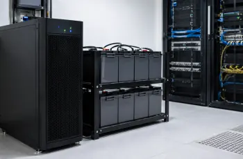Online UPS and battery bank installed in Delhi office server room