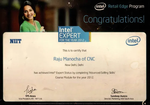 Intel Expert — CNC Award
