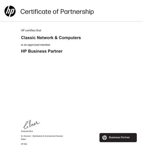 HP — CNC Authorised Partner