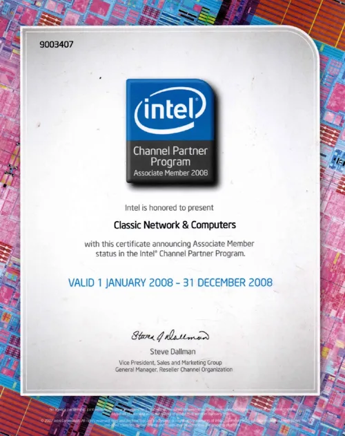 Intel — CNC Authorised Partner