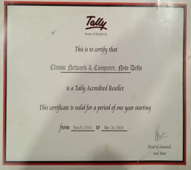 Tally — CNC Authorised Partner